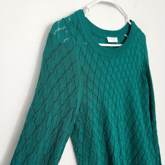 SANDRO Light Pullover Sweater 2/S Green Designer - Picture 6 of 11